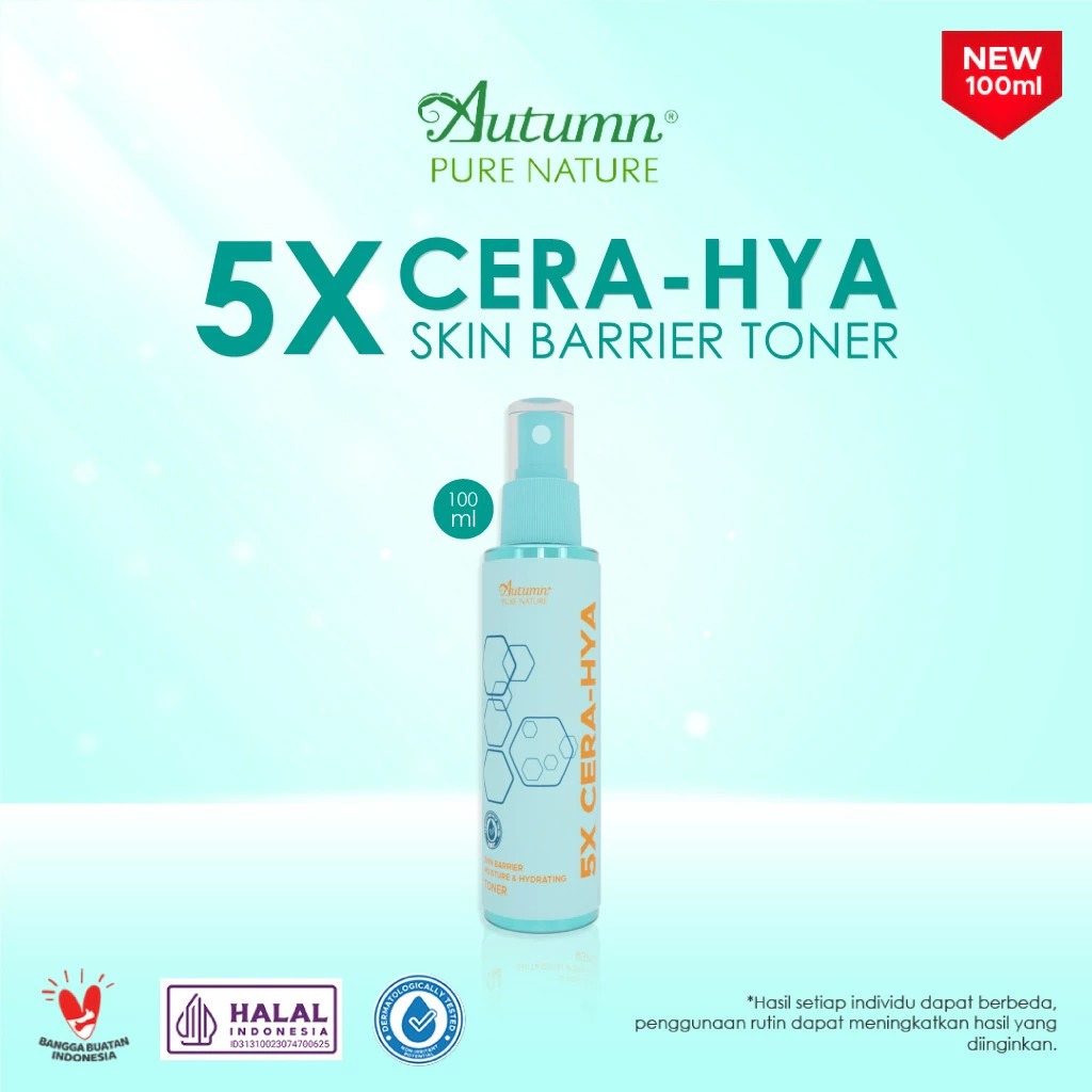 Autumn 5X Cera-Hya Skin Barrier Moisture & Hydrating Toner 100ml