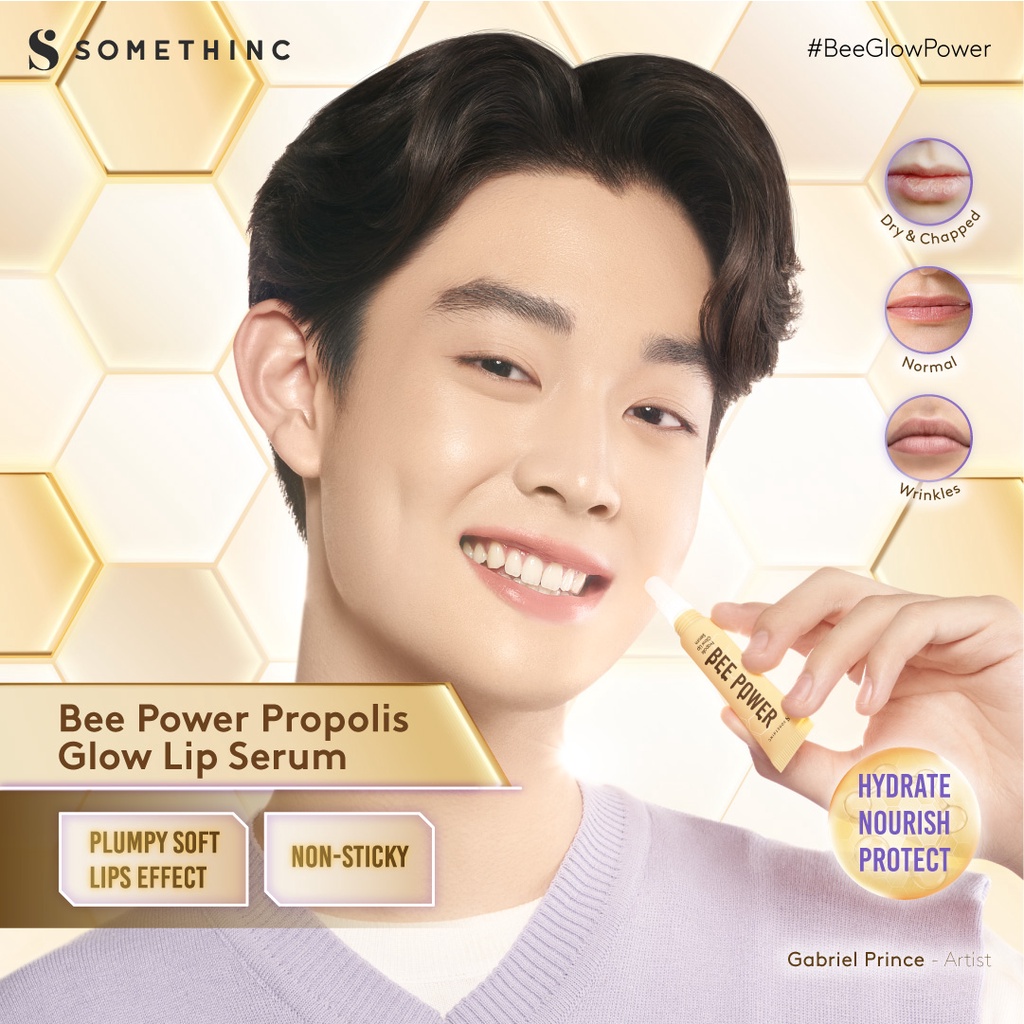 Somethinc Bee Power Propolis Glow Lip Serum 7gr