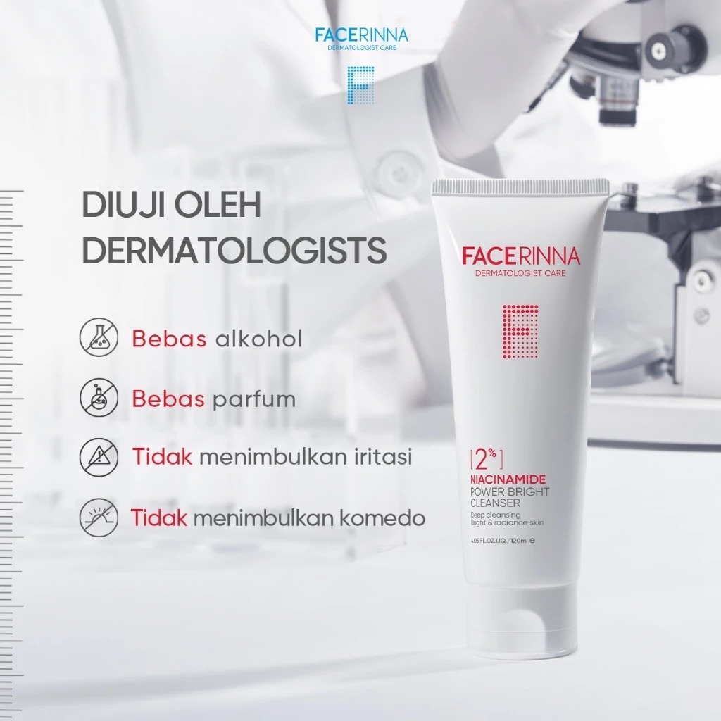 Facerinna 2% Niacinamide Power Bright Cleanser 120ml