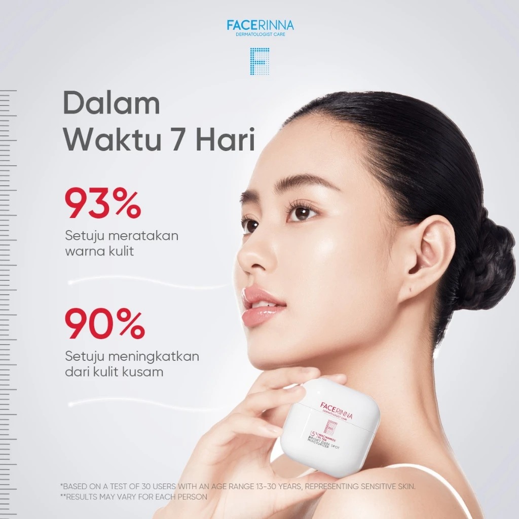Facerinna 5% Niacinamide 1% TXA Bright  Dark Spot Moisturizer 30gr