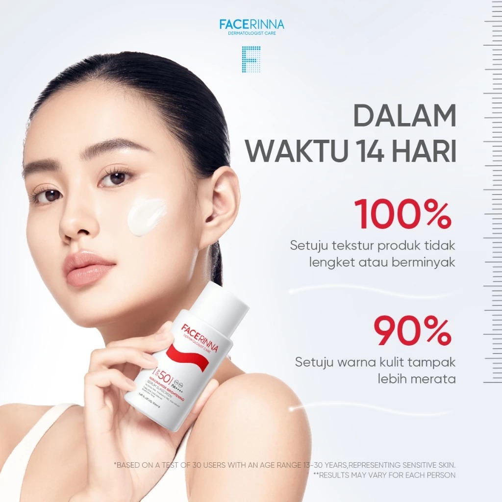 Facerinna Niacinamide Brightening Serum Sunscreen SPF 50 PA+++++ 50ml