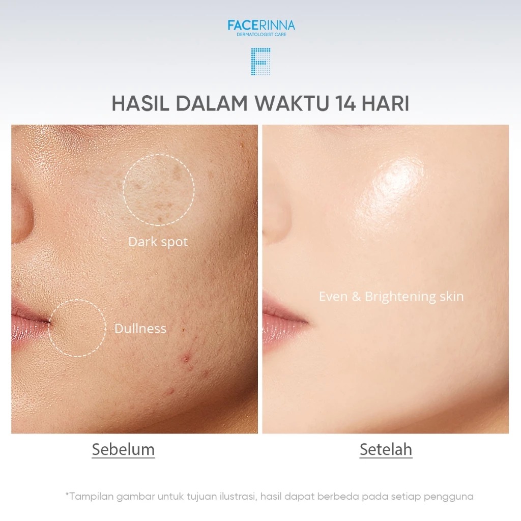 Facerinna Niacinamide Brightening Serum Sunscreen SPF 50 PA+++++ 50ml
