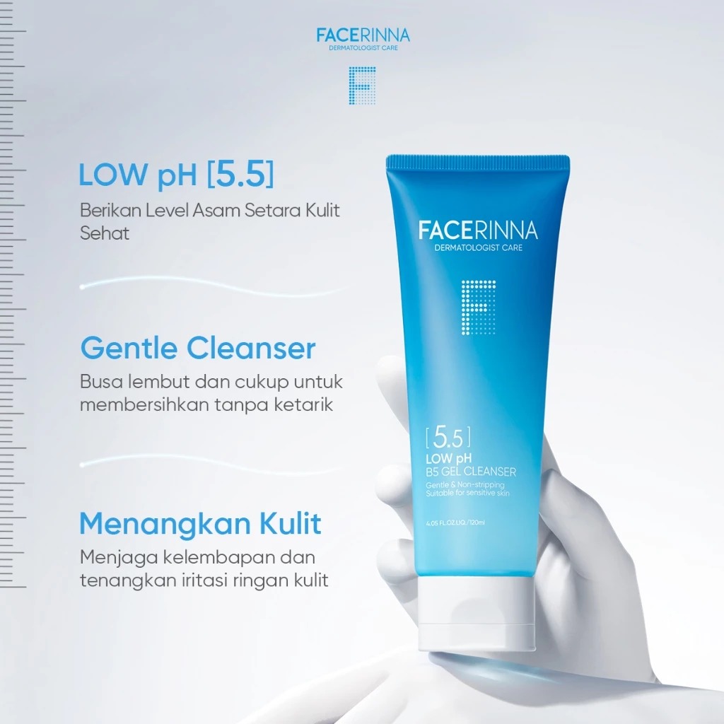 Facerinna Low PH B5 Gel Cleanser 120ml