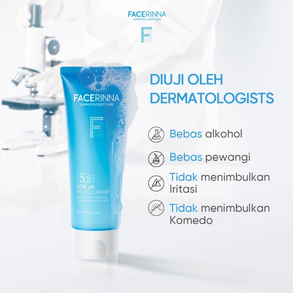 Facerinna Low PH B5 Gel Cleanser 120ml
