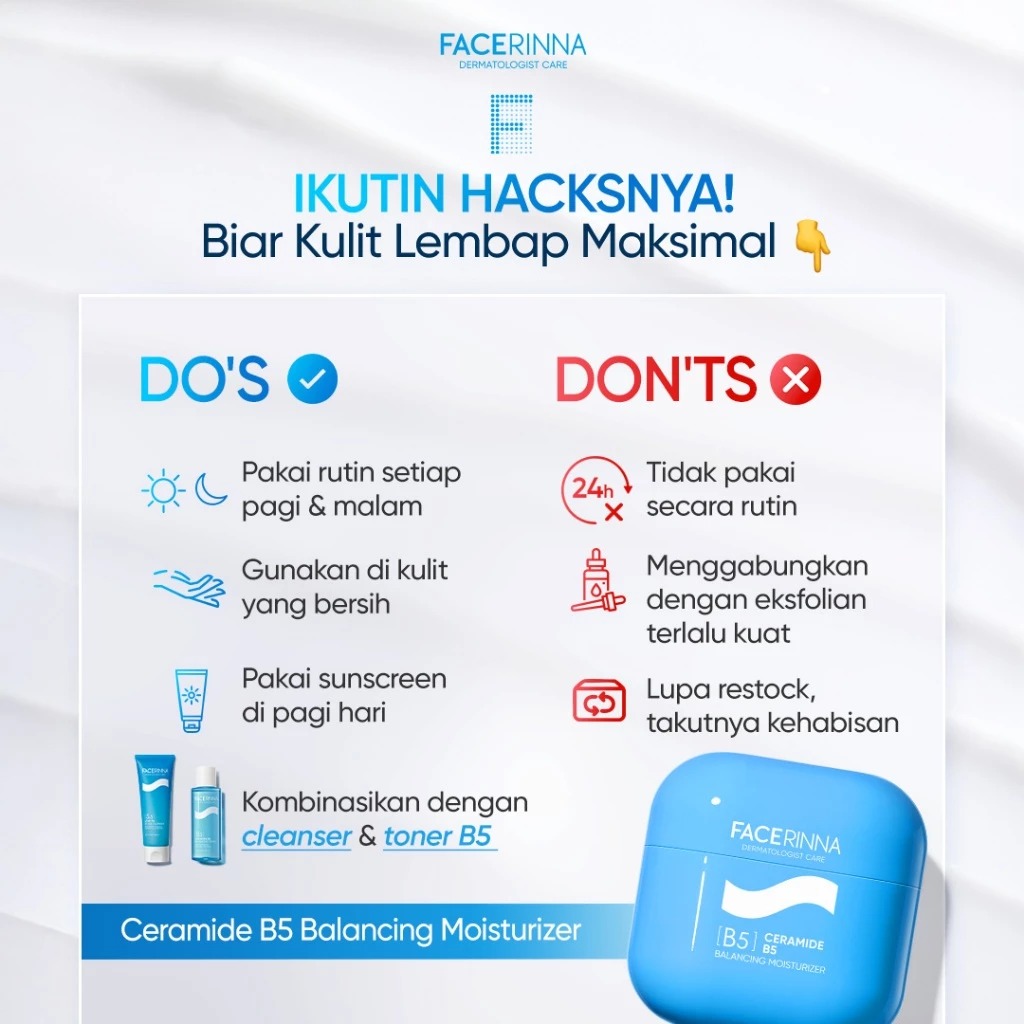 Facerinna Ceramide B5 Balancing Moisturizer 30gr