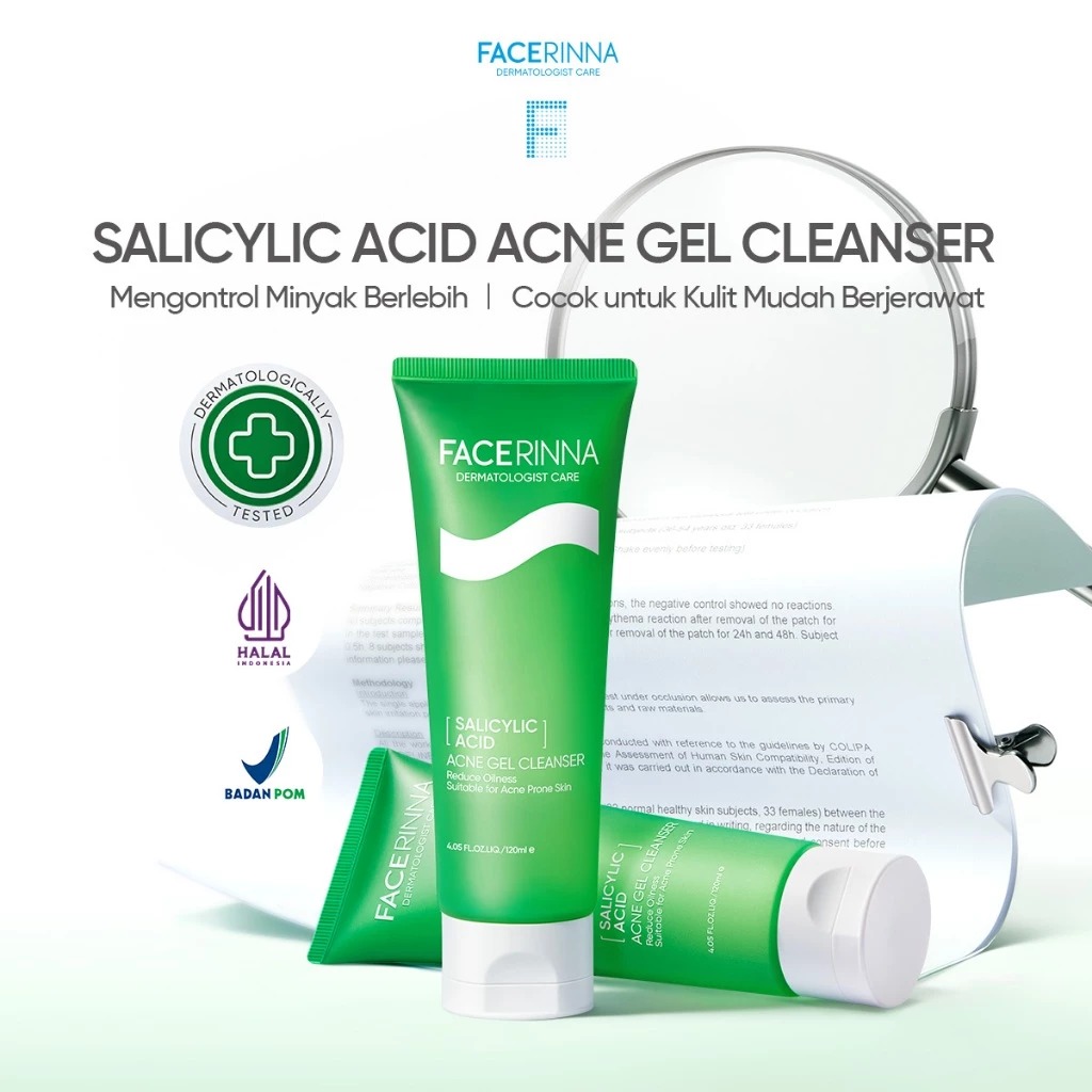 Facerinna Salicylic Acid Acne Gel Cleanser 120ml