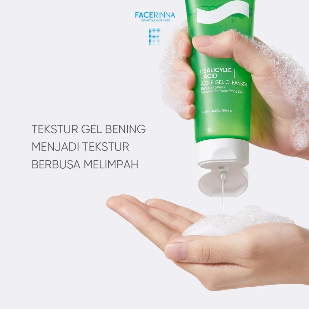 Facerinna Salicylic Acid Acne Gel Cleanser 120ml