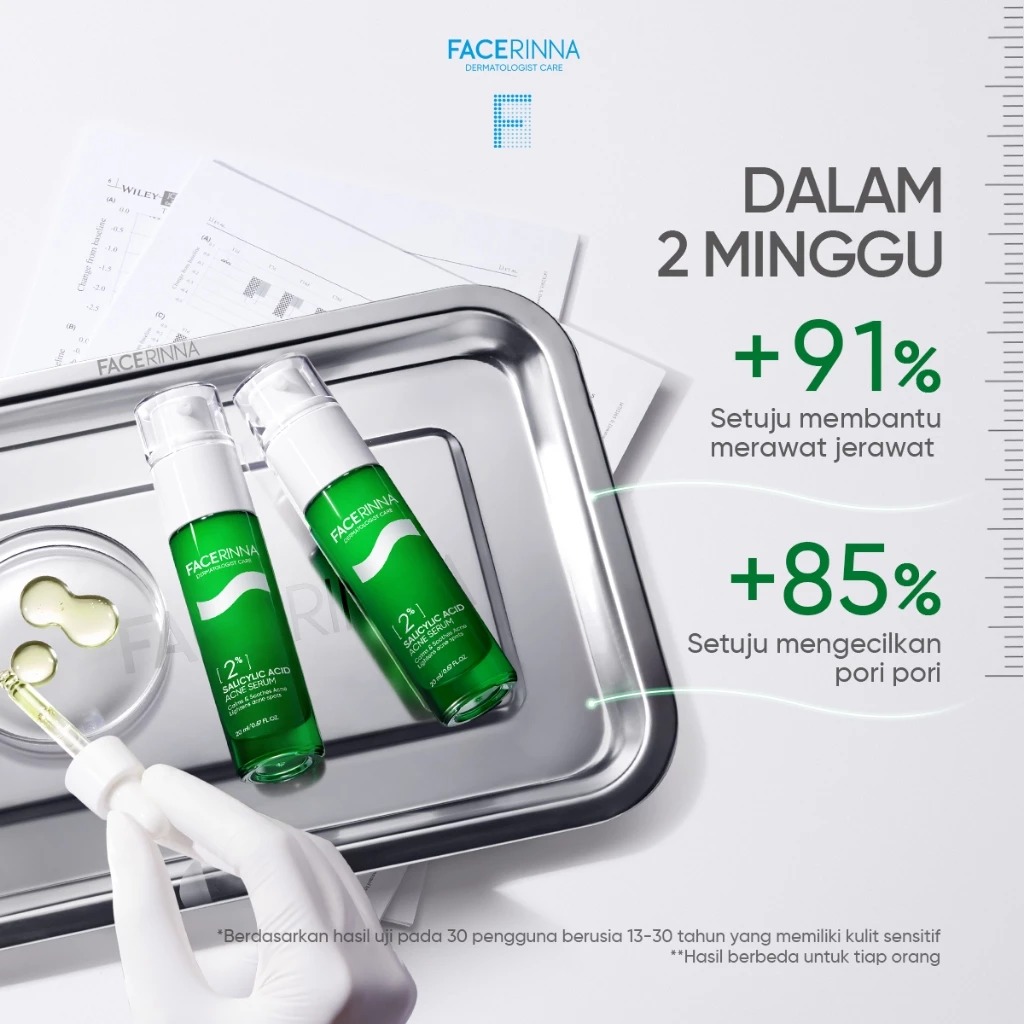 Facerinna 2% Salicylic Acid Acne Serum 20ml