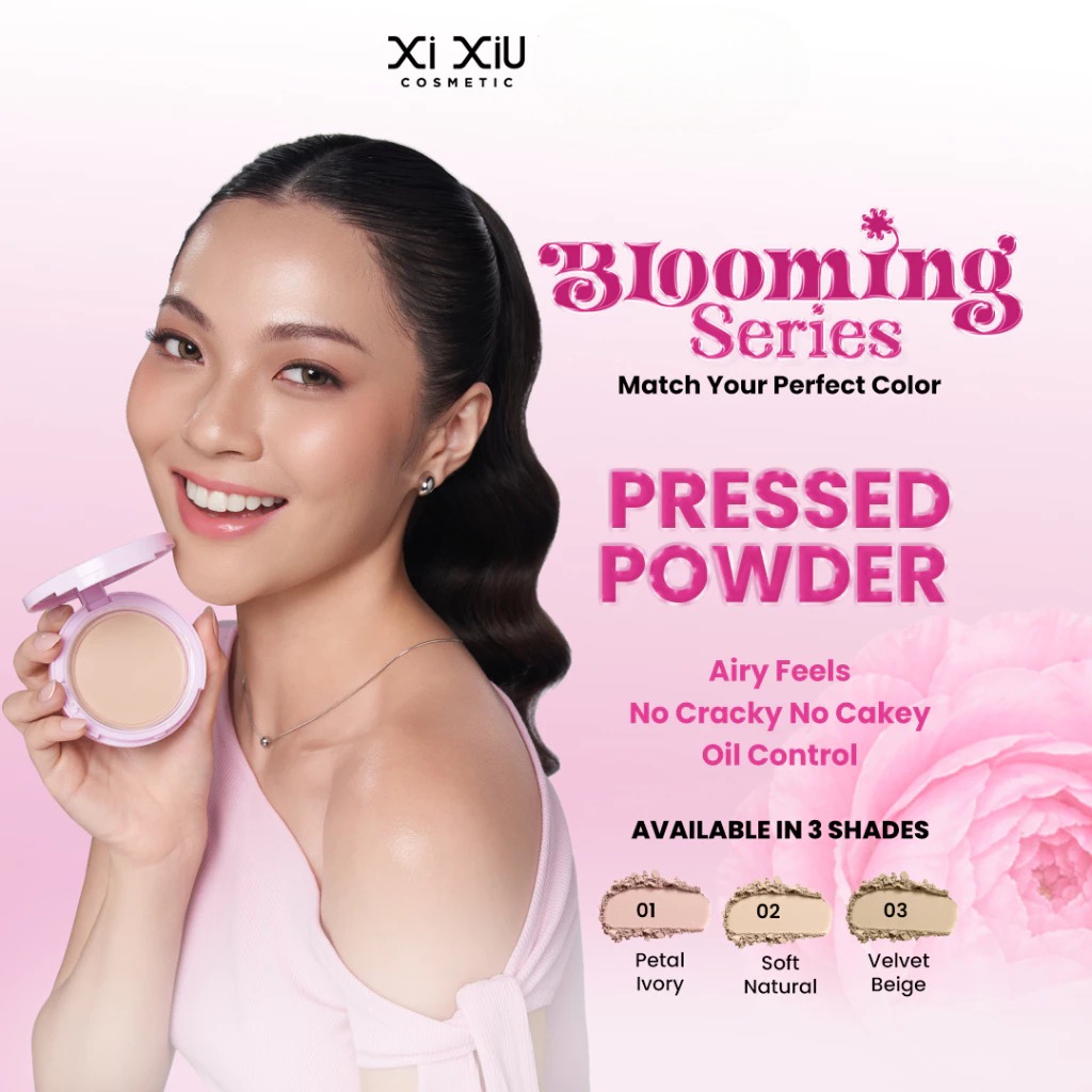 Xi Xiu Divine Blooming Airy Pressed Powder 10gr - 803 Velvet Beige