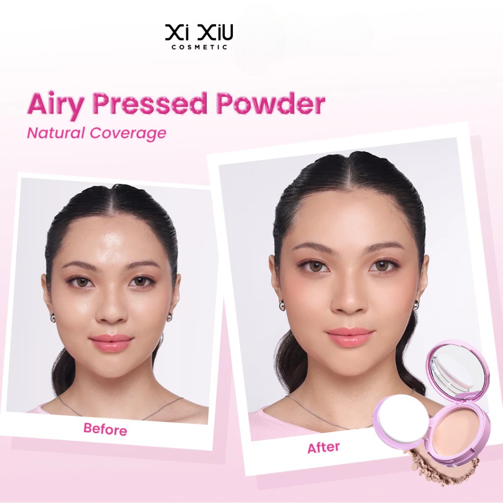Xi Xiu Divine Blooming Airy Pressed Powder 10gr - 803 Velvet Beige