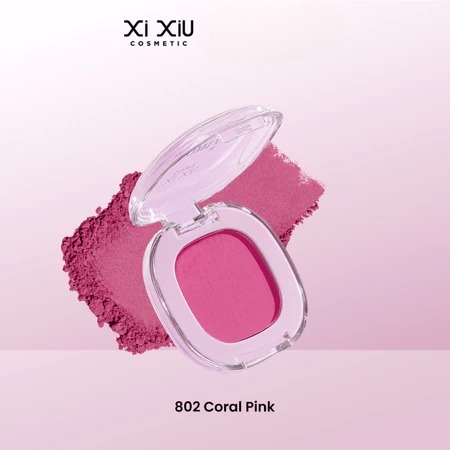 Xi Xiu Divine Blooming Powder Blush 4gr - 802 Coral Pink