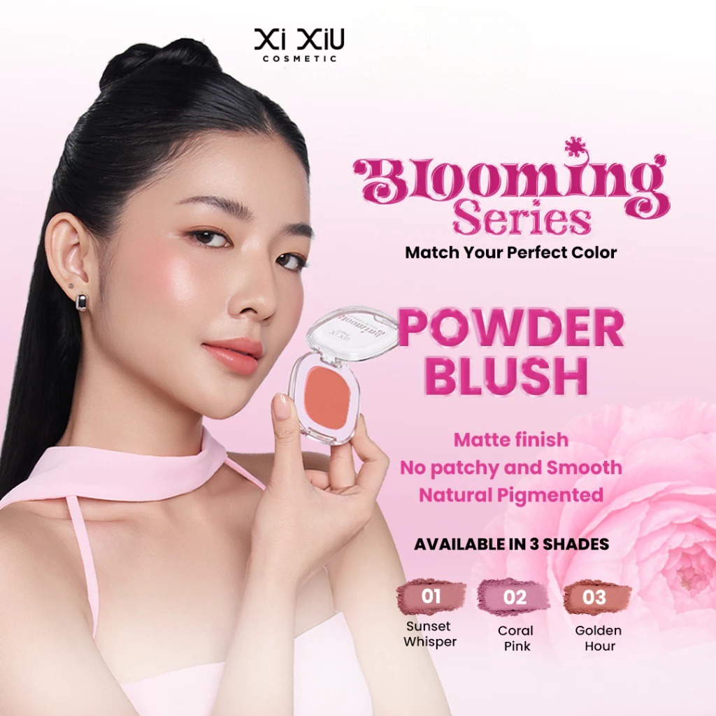 Xi Xiu Divine Blooming Powder Blush 4gr - 803 Golden Hour