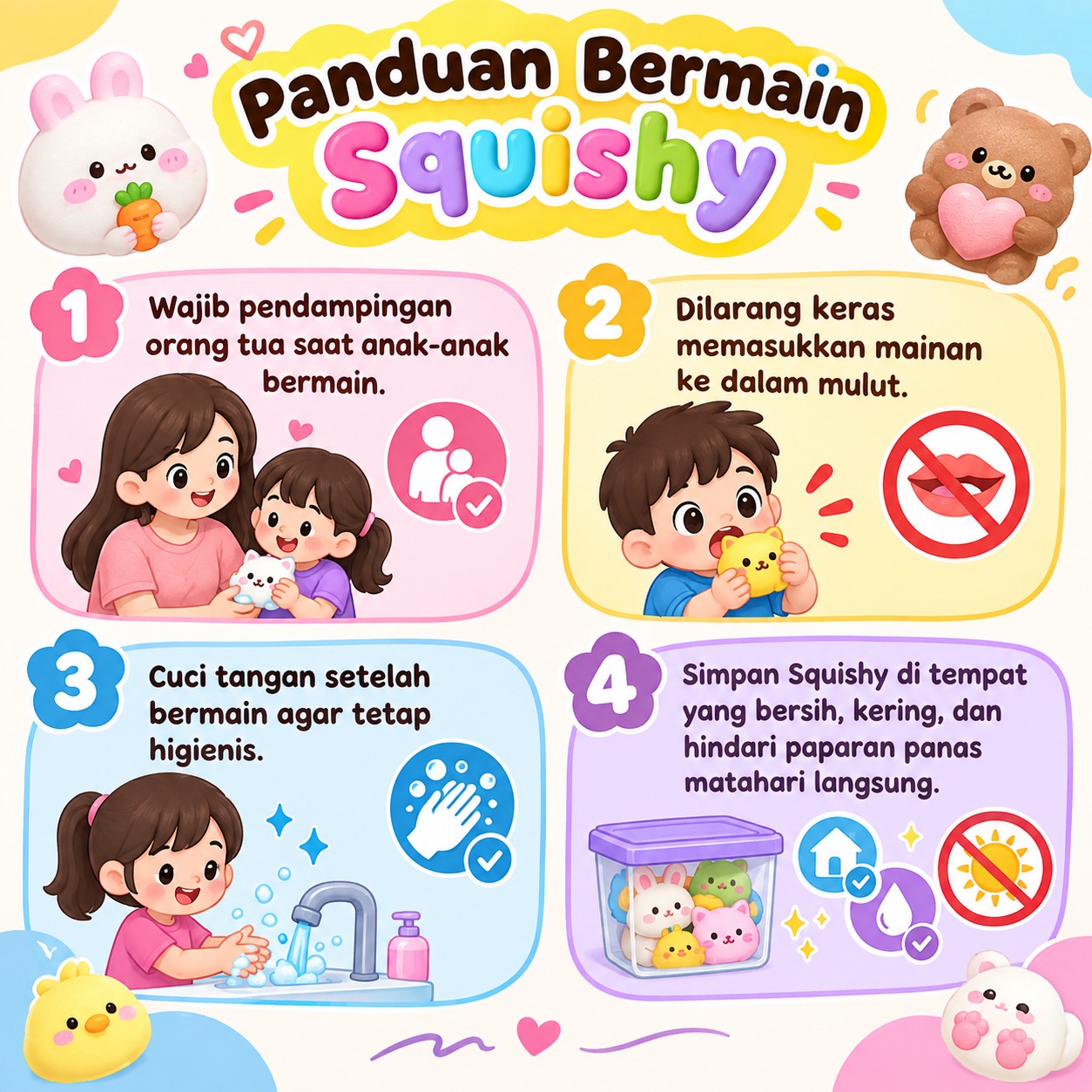 Mainan Squishy Cone Ice Cream 7cm Rainbow (Fidget Toys Es Krim Kerucut)