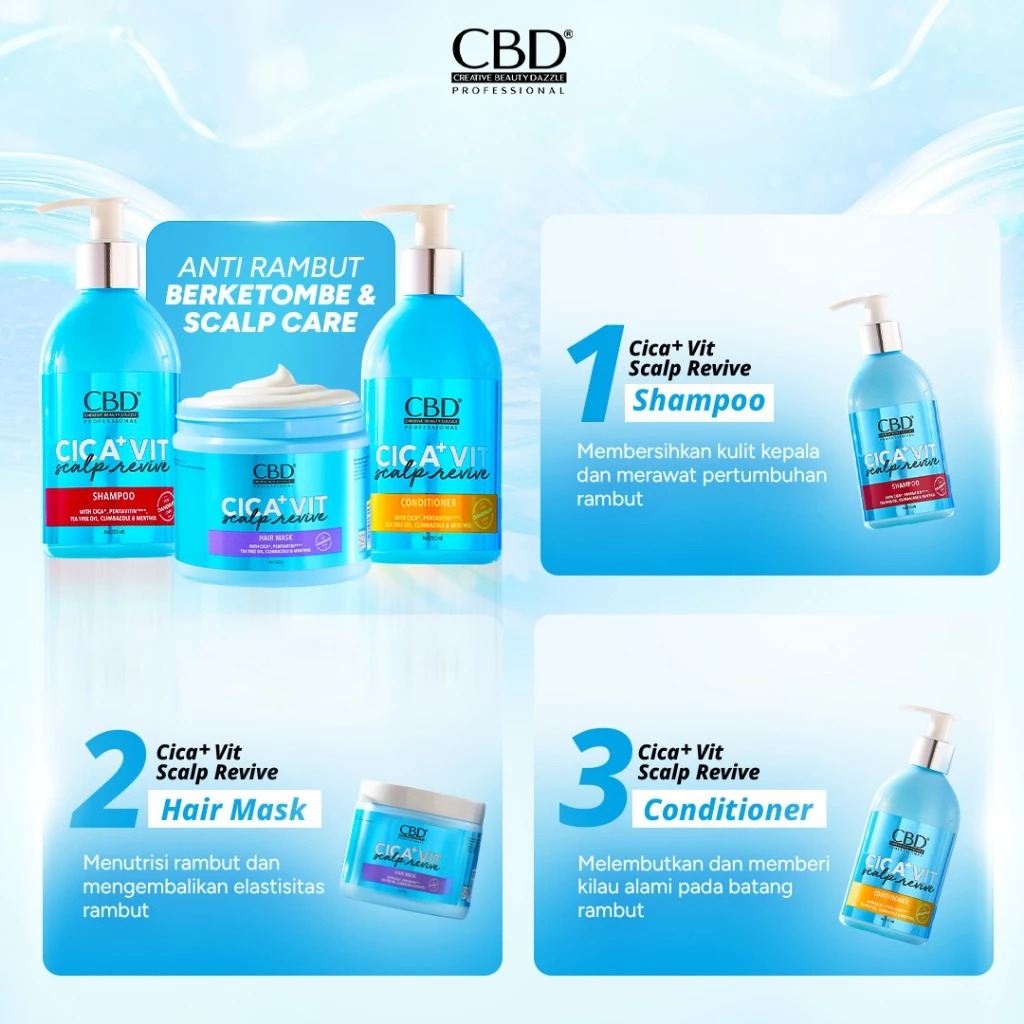 CBD Cica+Vit Scalp Revive Hair Mask 35gr (30+5)
