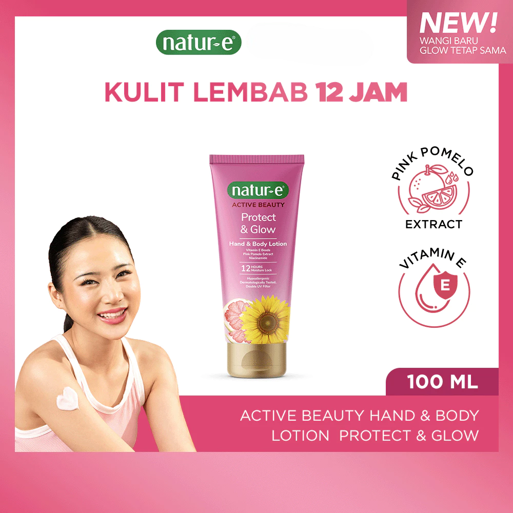 Natur-E Active Beauty Hand & Body Lotion Protect & Glow 100ml