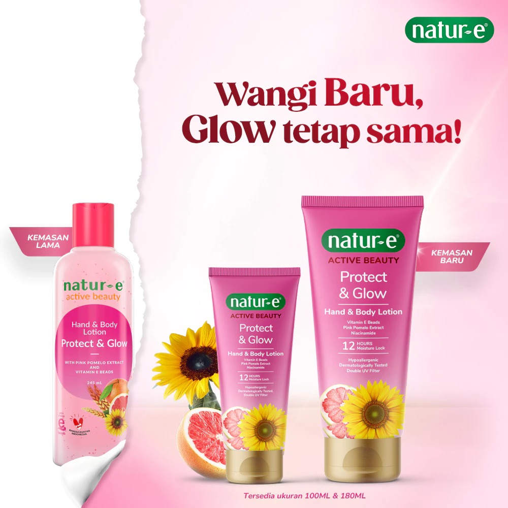 Natur-E Active Beauty Hand & Body Lotion Protect & Glow 100ml