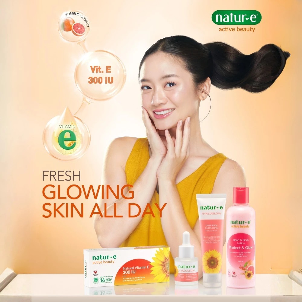 Natur-E Active Beauty Natural Vitamin E 300 IU Capsule 32S - Vitamin E Suplemen Kesehatan
