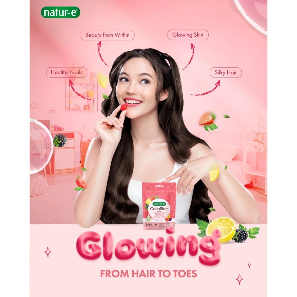 Natur-E CollaBites Gummy Collagen with Vitamin E & Biotin