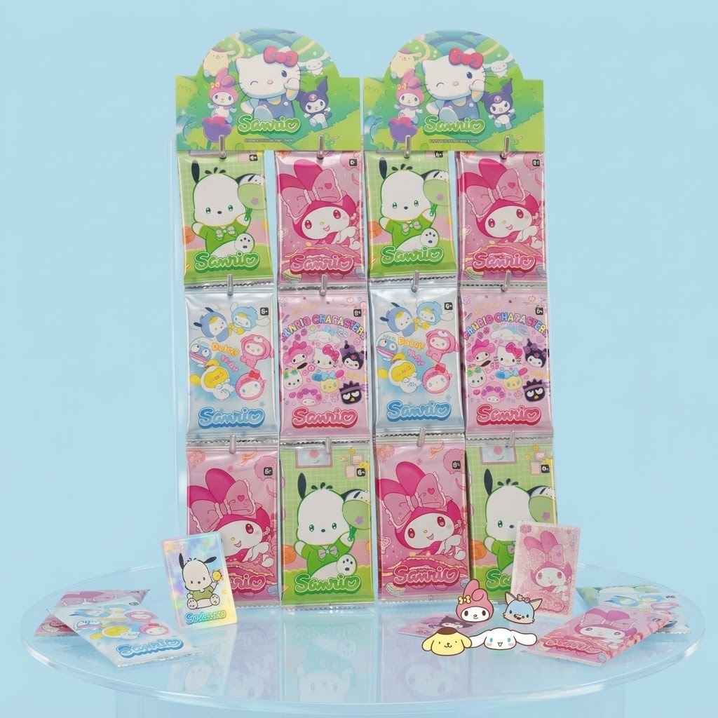 (Isi 12) Kartu Foil Karakter Sanrio (Isi 12) Kartu Foil Karakter Sanrio