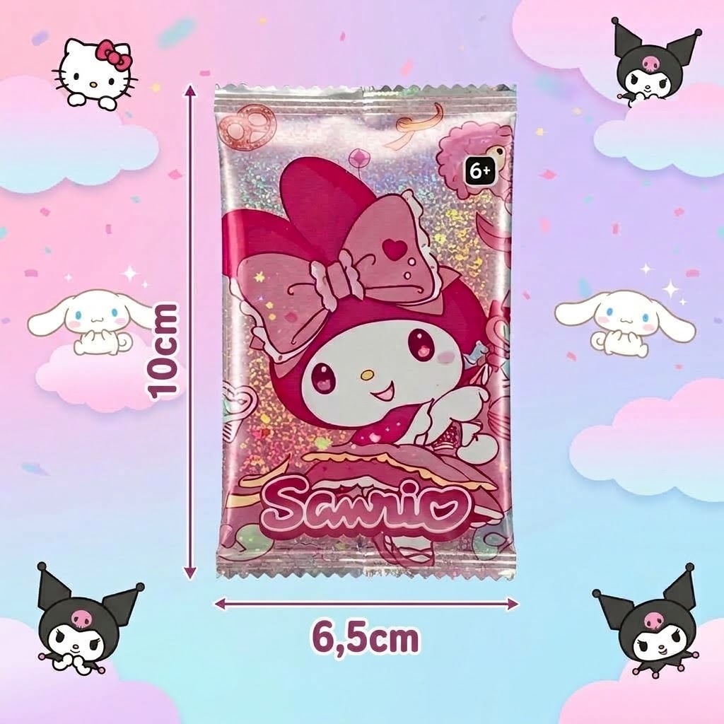 (Isi 12) Kartu Foil Karakter Sanrio