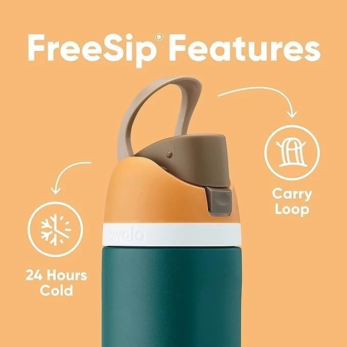 Owala FreeSip Botol Minum Tumbler Stainless Steel 24oz / 710ml (BHB100)