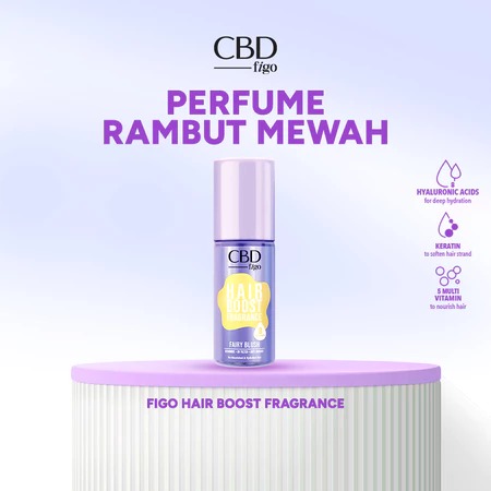 CBD Figo Hair Boost Fragrance 100ml - Fairy Blush (With Ceramide)