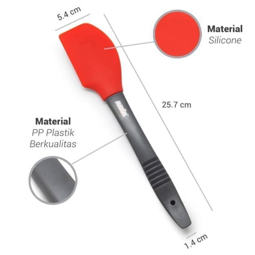Maspion Maxim Silicone Spatula L 25cm (Sutil Tahan Panas)