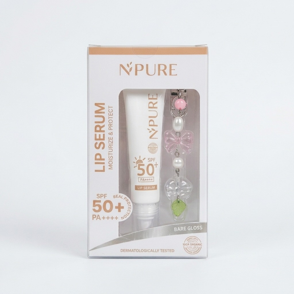 Npure Lip Serum Moisturize & Protect SPF 50+ PA++++ - Bare Gloss