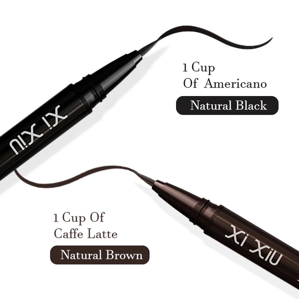 Xi Xiu Lovely Eyeliner Pen Morning Coffe Combo (Bundling 1+1)