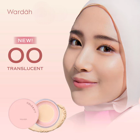 Wardah Colorfit HD Blurify Loose Powder - 00 Translucent (Bedak Tabur)