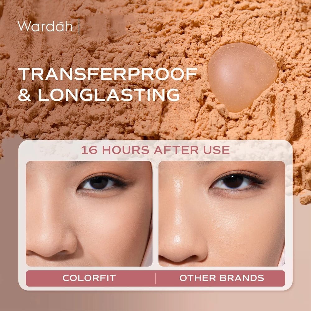 Wardah Colorfit HD Blurify Loose Powder - 00 Translucent (Bedak Tabur)