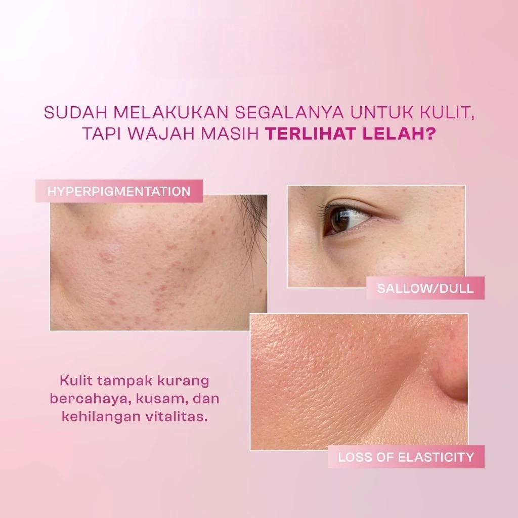 Wardah NAD+ Carnosine Cysteamine Glow Energy Booster Serum 30ml