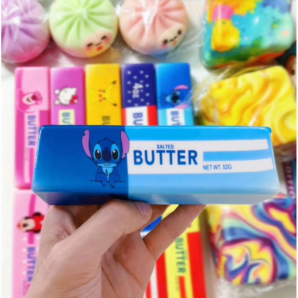 Mainan Squishy Salted Butter Karakter 13cm (Fidget Toys Mentega)