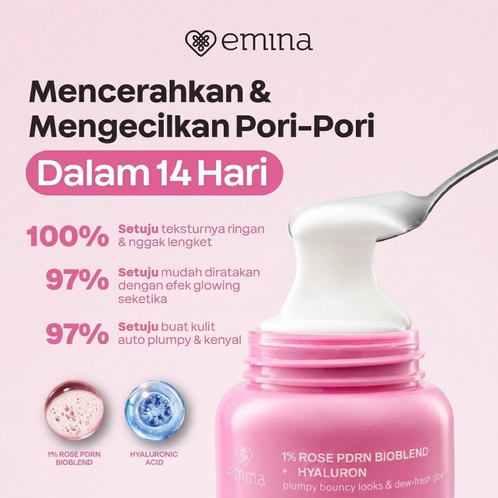 Emina Water Gel - PDRN Hyaluron Pudding Glow 30gr