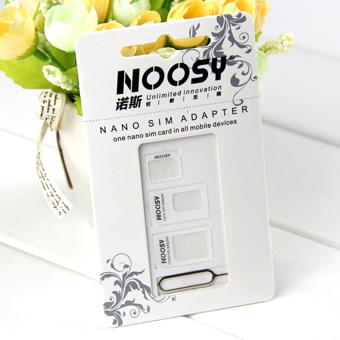 Noosy Adaptor Sim Card - Nano Micro Standart + Eject Tray Noosy Adaptor Sim Card - Nano Micro Standart + Eject Tray