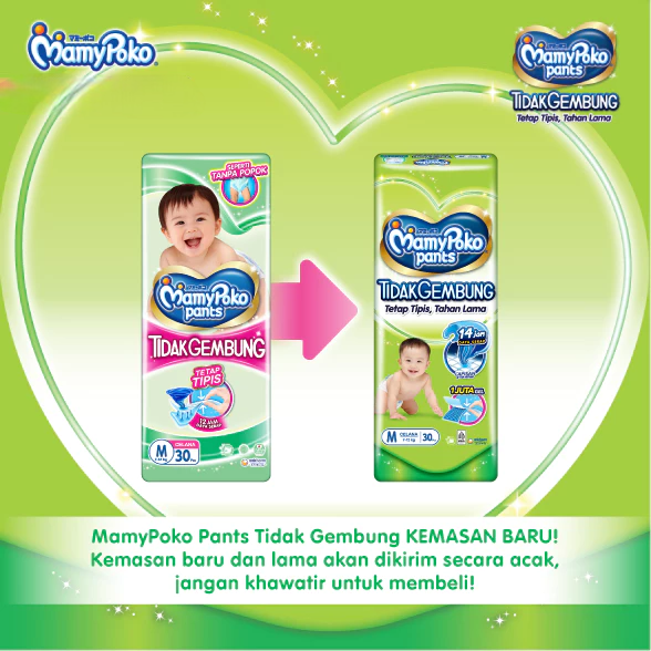 MamyPoko Pants X-tra Kering Slim Tidak Gembung - Size M30