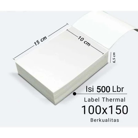 Thermal Lipat 100x150mm - 500 Lembar