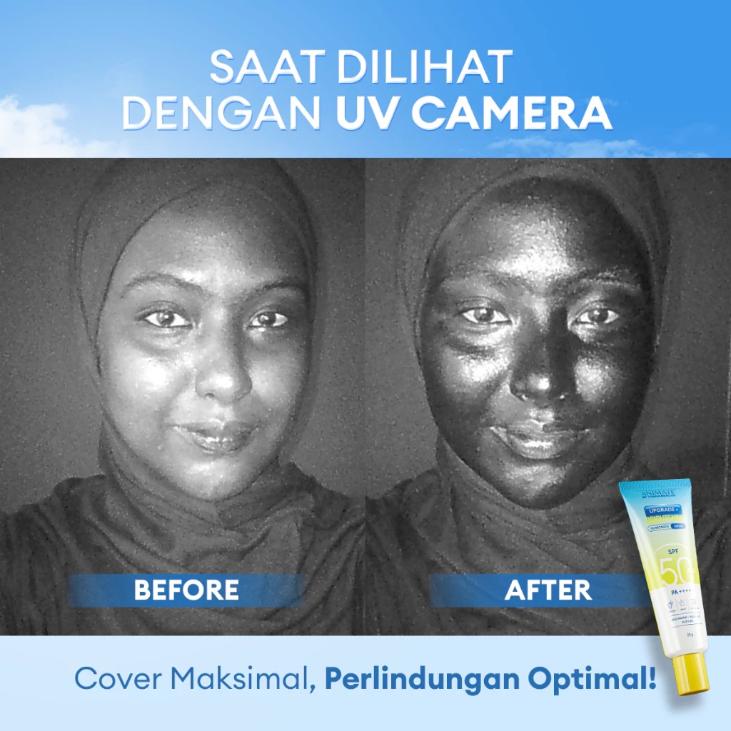 Animate Upgrade+ Brightening Sunscreen Serum SPF 50 PA++++ 20gr
