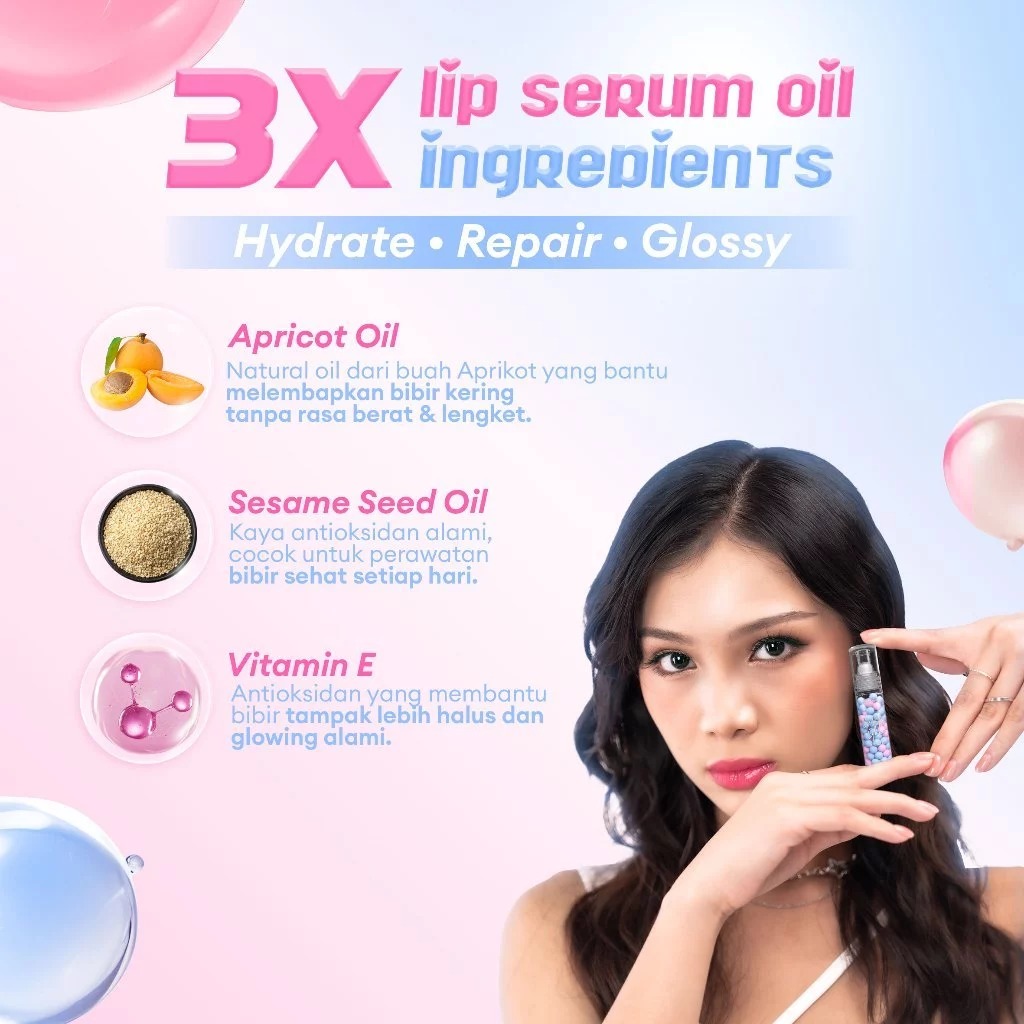 Animate Lip Bubble Glow Serum Pinkiss 4ml