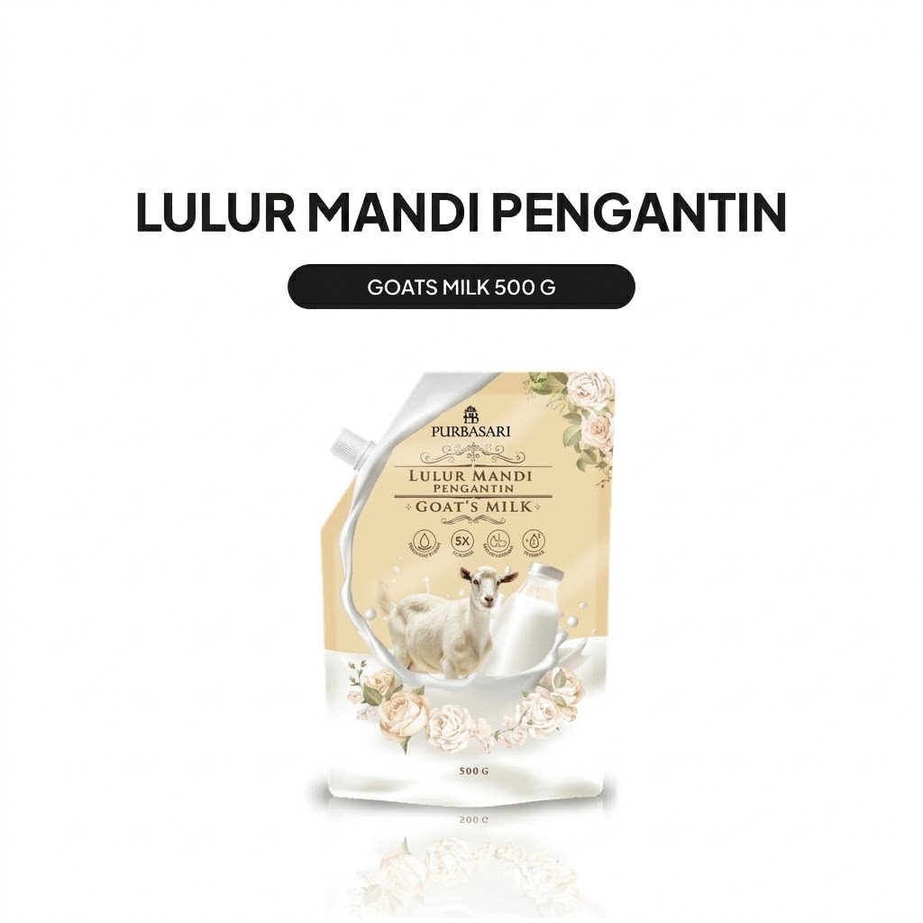 Purbasari Lulur Mandi Pengantin Goats Milk 500gr Purbasari Lulur Mandi Pengantin Goats Milk 500gr