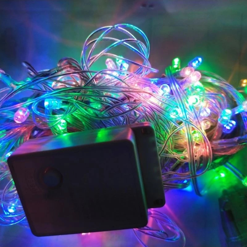 Tumblr Lampu LED (7 Meter 5Watt) - RAINBOW (Lampu Hias / Natal Warna Warni)