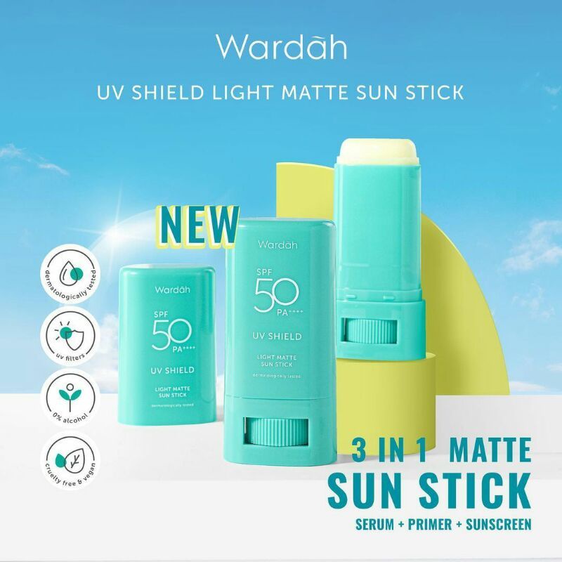 Wardah UV Shield Light Matte Sun Stick SPF50 PA++++ 22gr Wardah UV Shield Light Matte Sun Stick SPF50 PA++++ 22gr