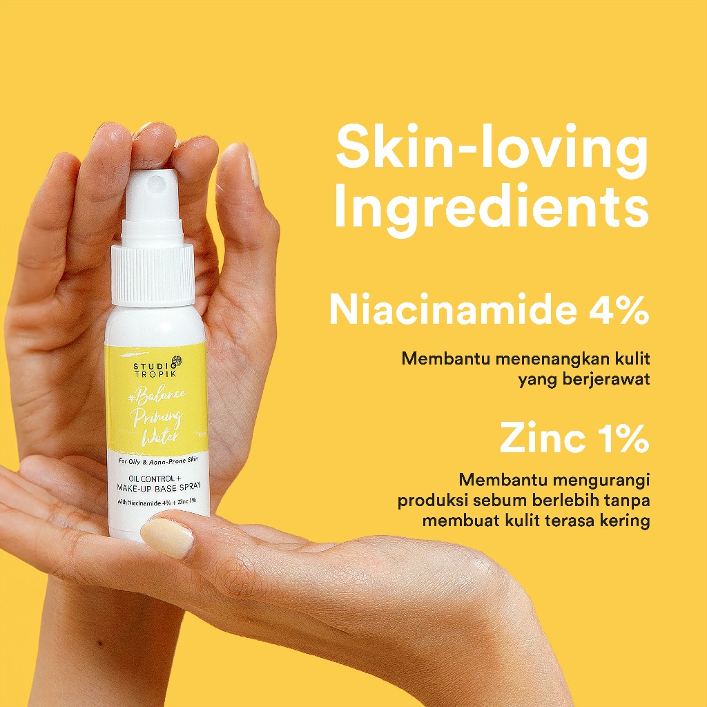 Studio Tropik Triplets Bb Size Priming Water 30ml - Balance