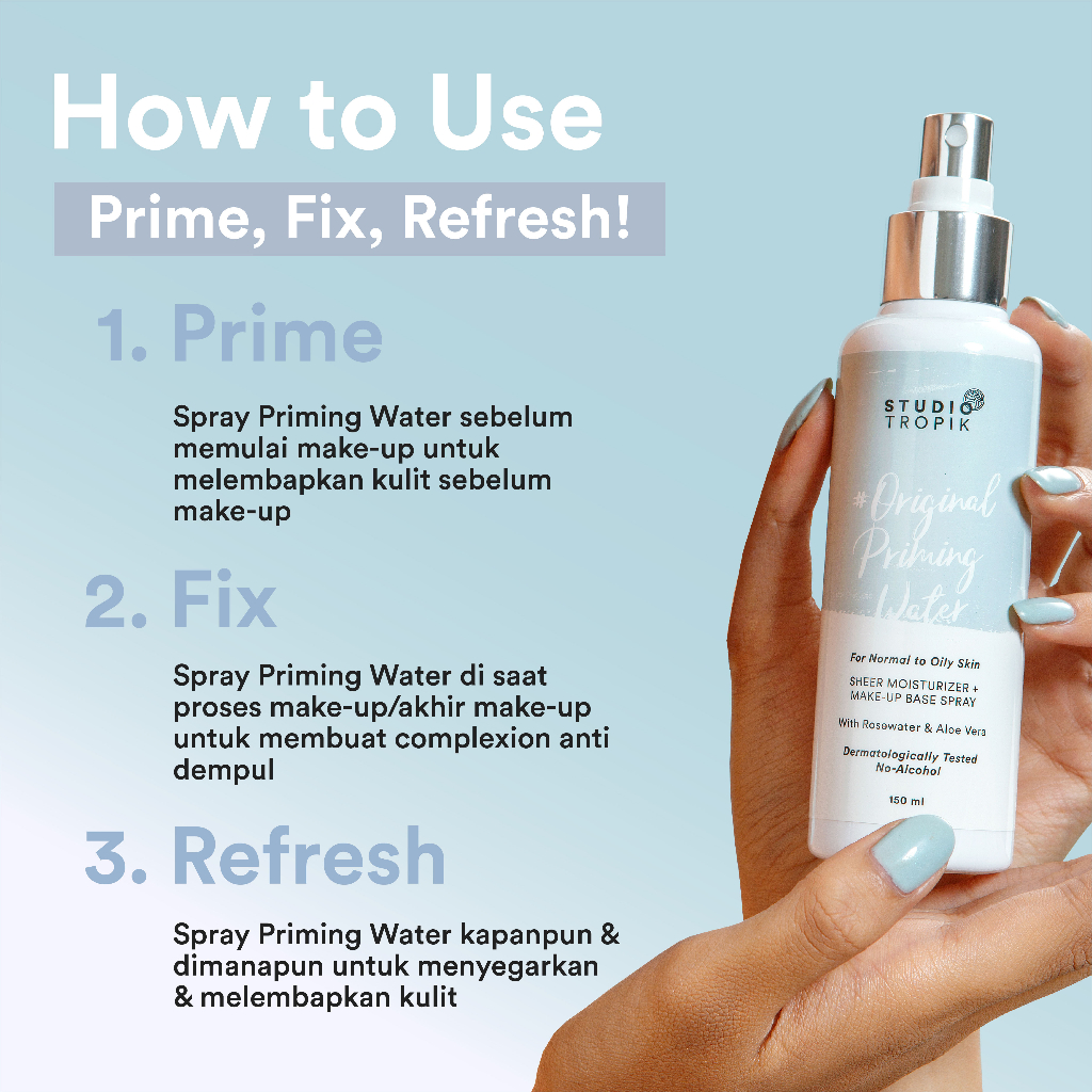 Studio Tropik Priming Water 150ml - Original