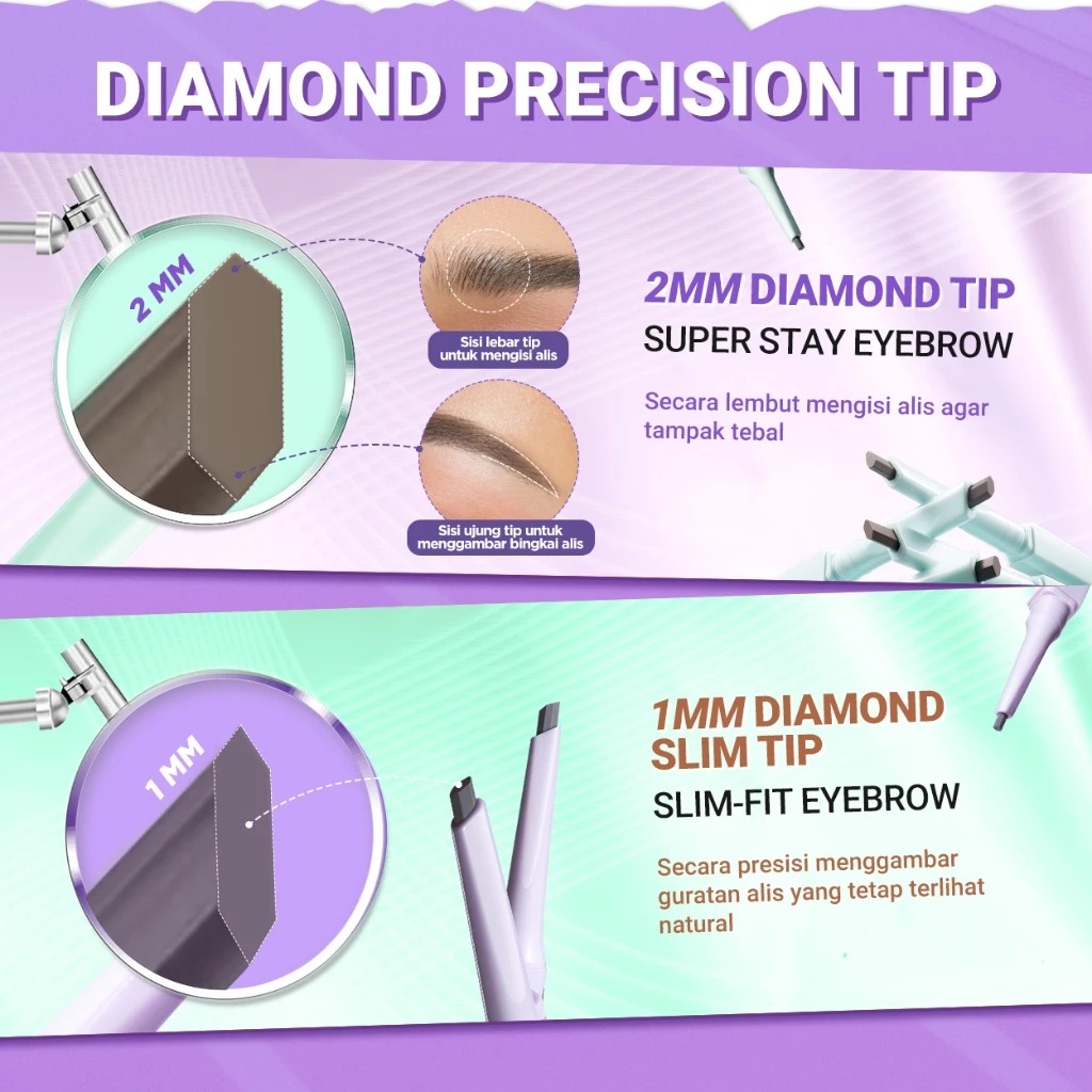 Dazzle Me Lock & Shape! Slim-Fit Eyebrow Pencil 0.1gr - Natural Gray