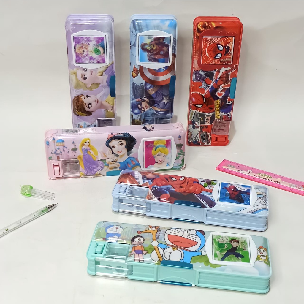 Kotak Pensil Anak Magnet Kalkulator (Tempat Pensil / Pencil Case)