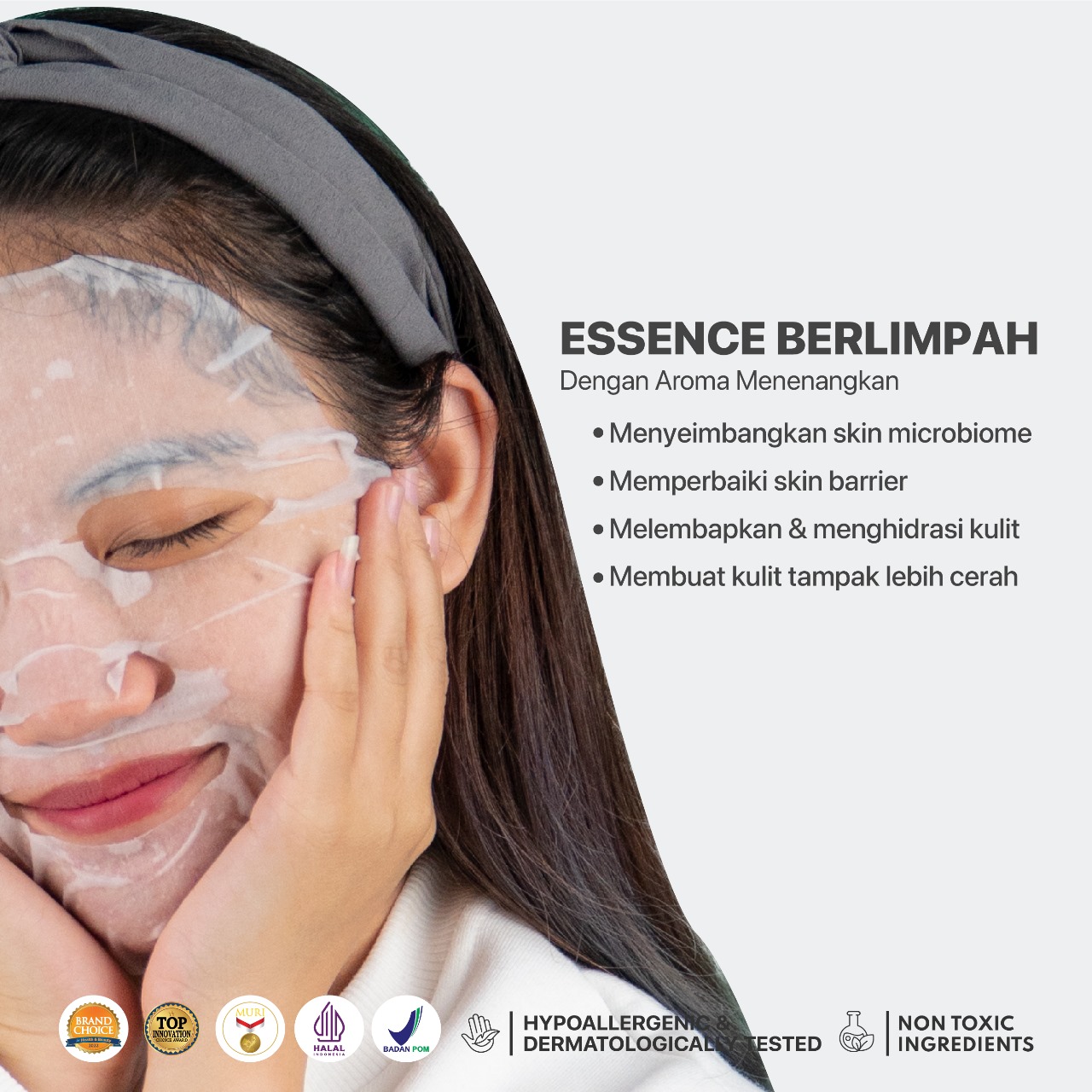 Npure Noni Probiotics Relax Me Biodegradable Sheet Mask 20gr