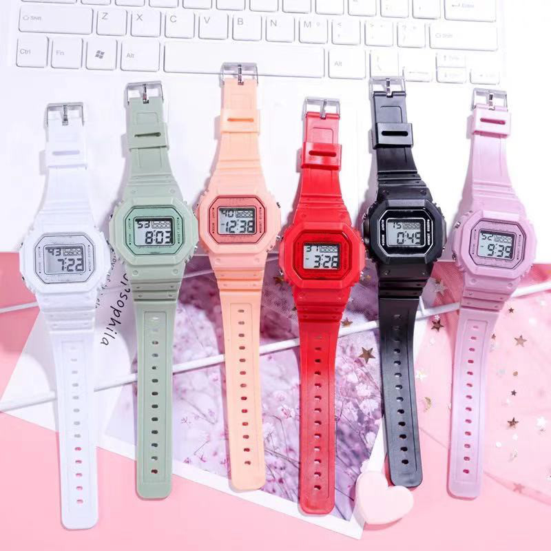 Jam Tangan Digital Bahan Rubber
