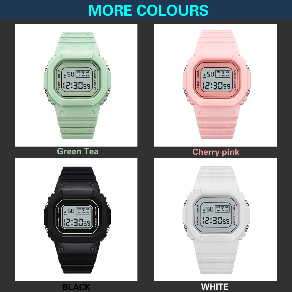 Jam Tangan Digital Bahan Rubber