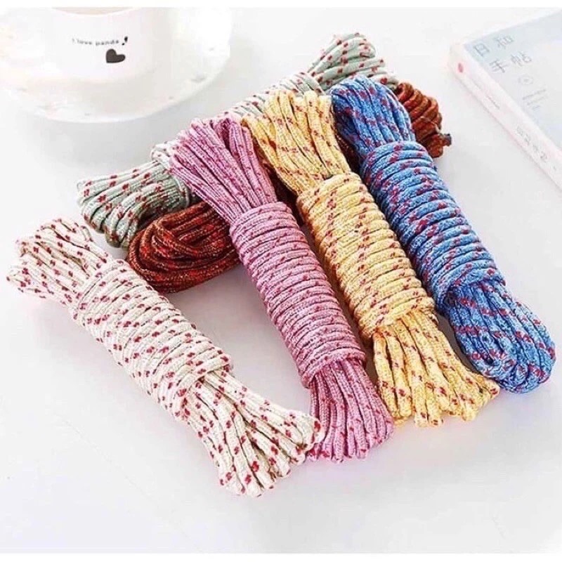 Tali Jemuran Pakaian Nylon 900cm (9m) - Tali Tambang Kemah Camping Serbaguna